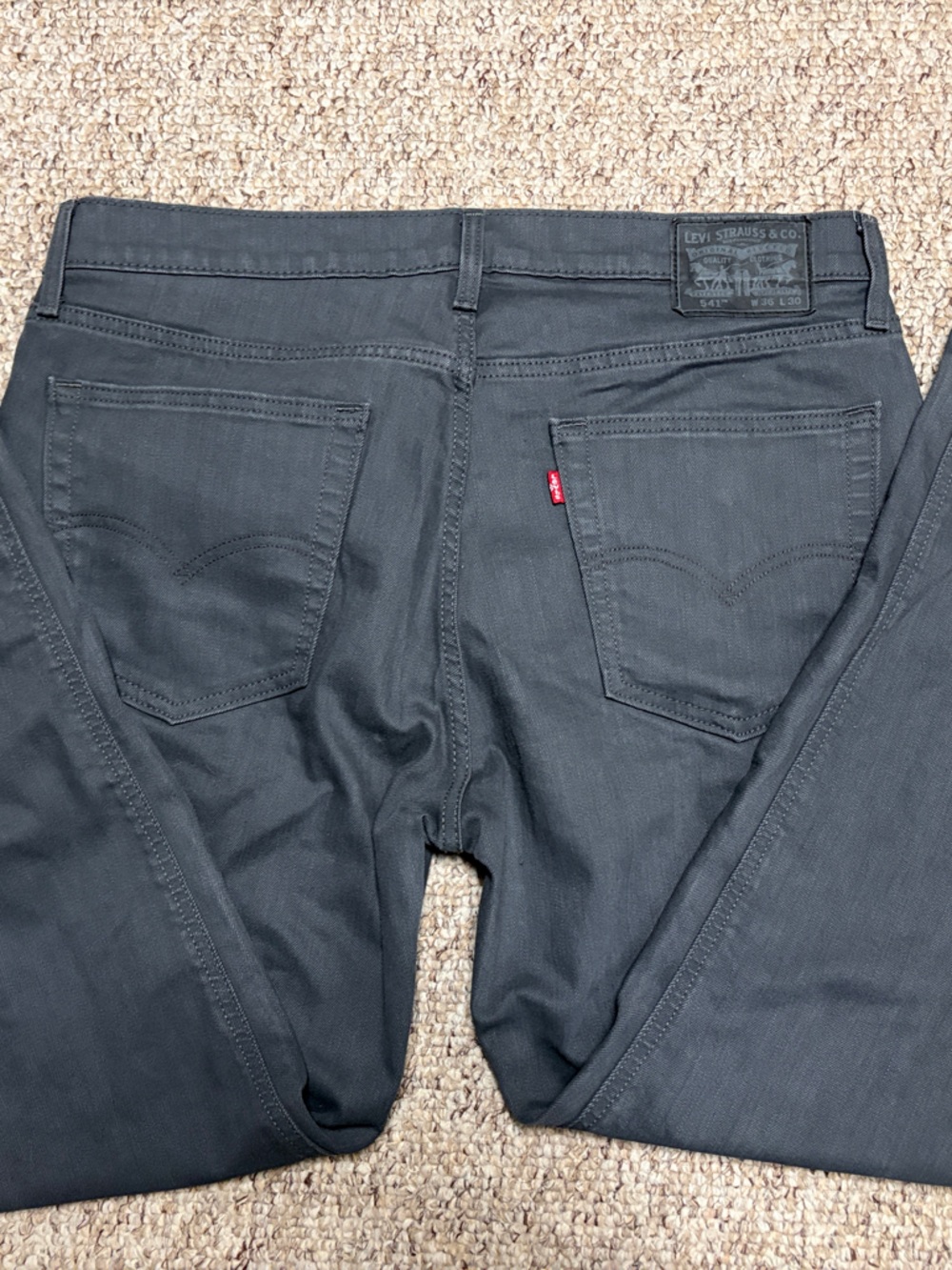 Levi's Mens 541 Athletic Fit Stealth Stretch 36X30 - Picture 2 of 4